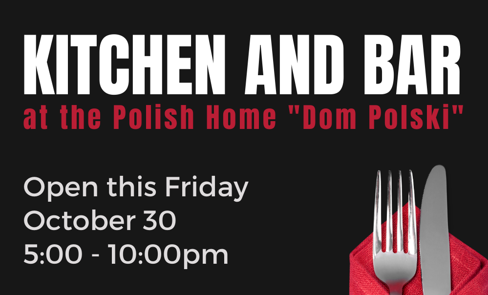 Polish Cultural Center Opens Its Dining Room & Bar