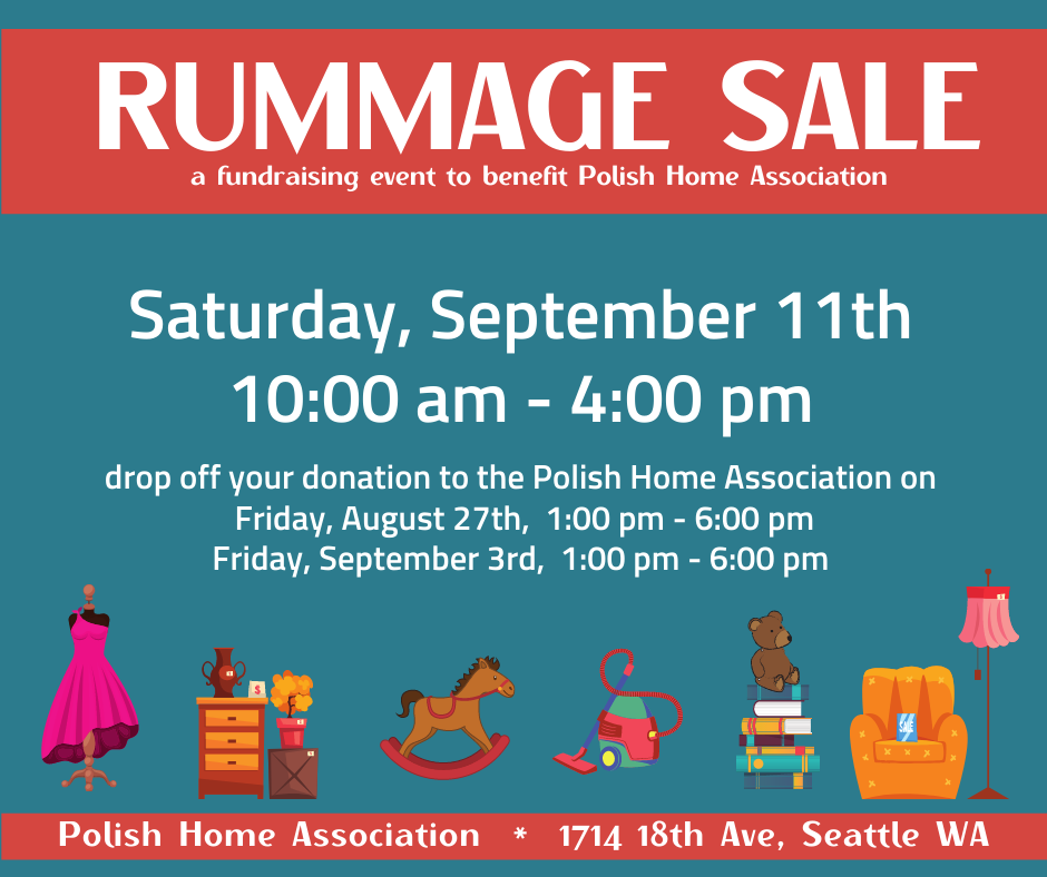 Rummage Sale at the Polish Cultural Center