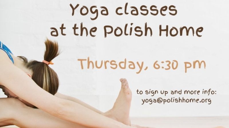 AD: Joga po polsku w Domu Polskim / Yoga classes