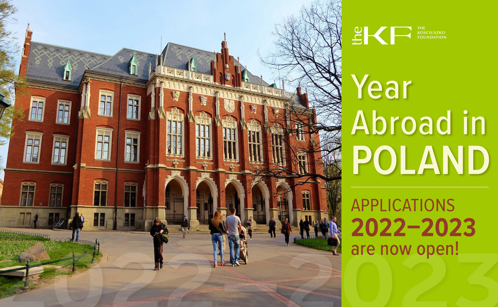 AD: Kosciuszko Foundation Scholarships for Exchange Programs to Poland