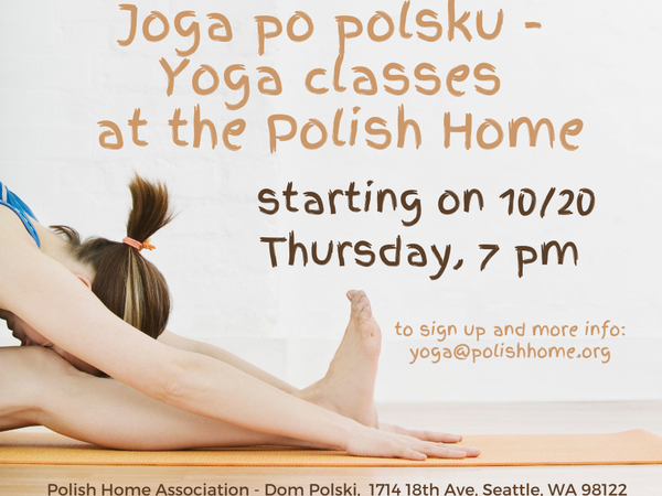 AD: Joga po polsku w Domu Polskim / Yoga classes