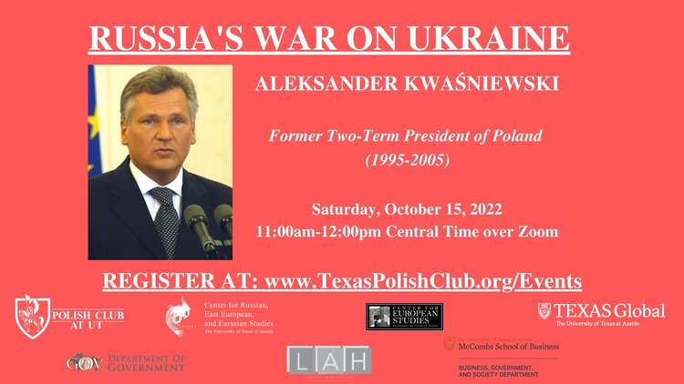 Russia’s War on Ukraine by Aleksander Kwaśniewski