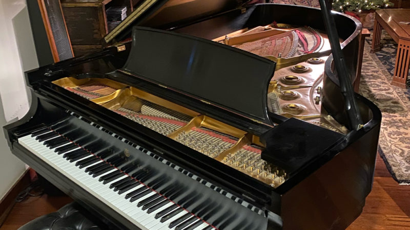 The Grand Piano Is In! Thank You!