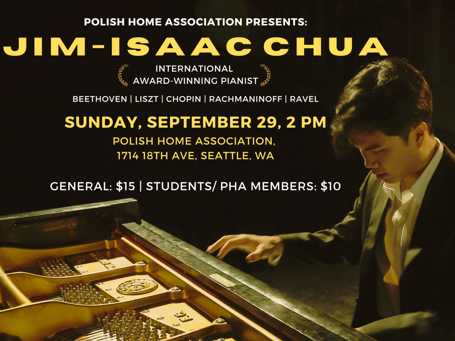 Jim Isaac Chua Piano Concert