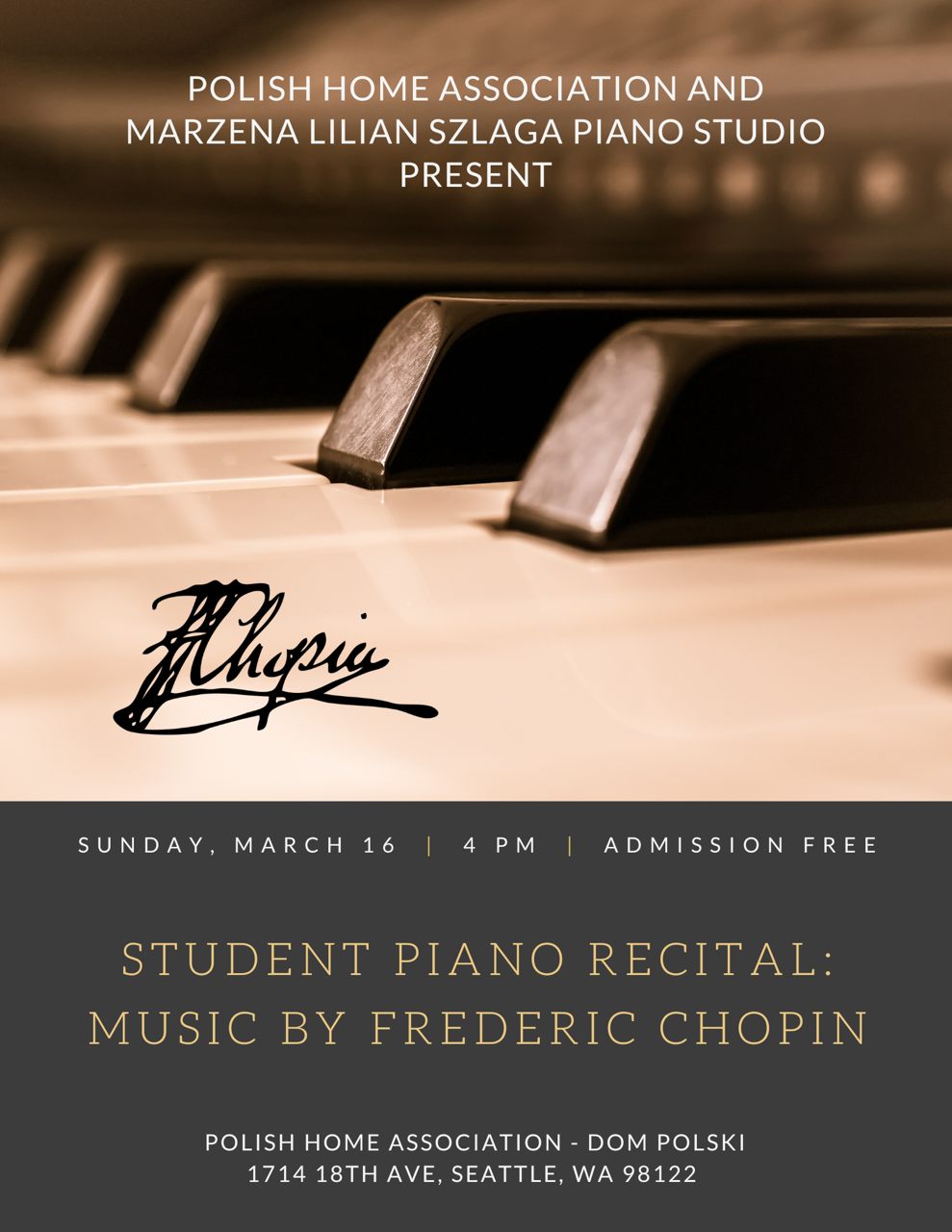 **🎹 Invitation to a Piano Recital 🎹**