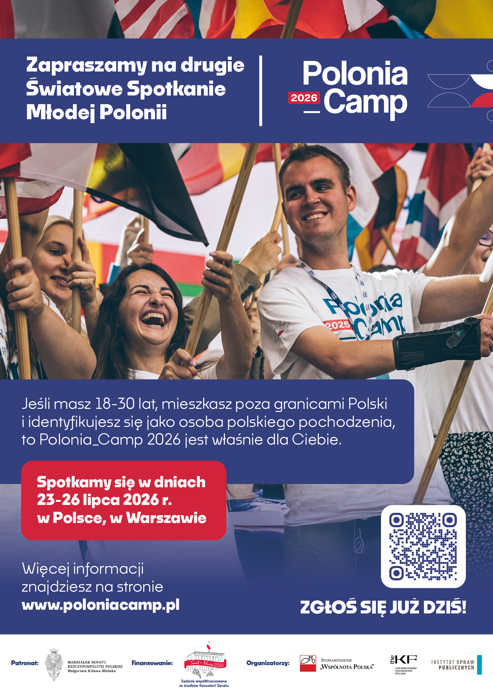 POLONIA_CAMP 2026 – druga edycja wyjątkowego spotkania młodej Polonii w Warszawie