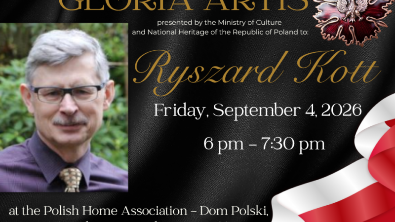 Gloria Artis awarded to Ryszard Kott by Ministry of Culture and National Heritage