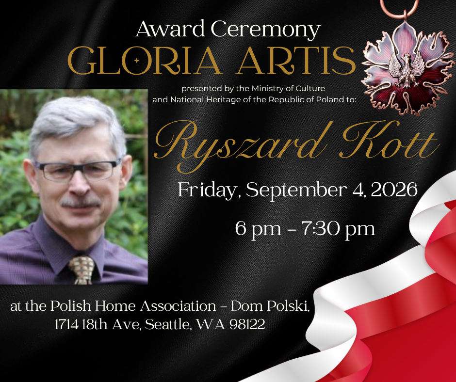 Gloria Artis awarded to Ryszard Kott by Ministry of Culture and National Heritage