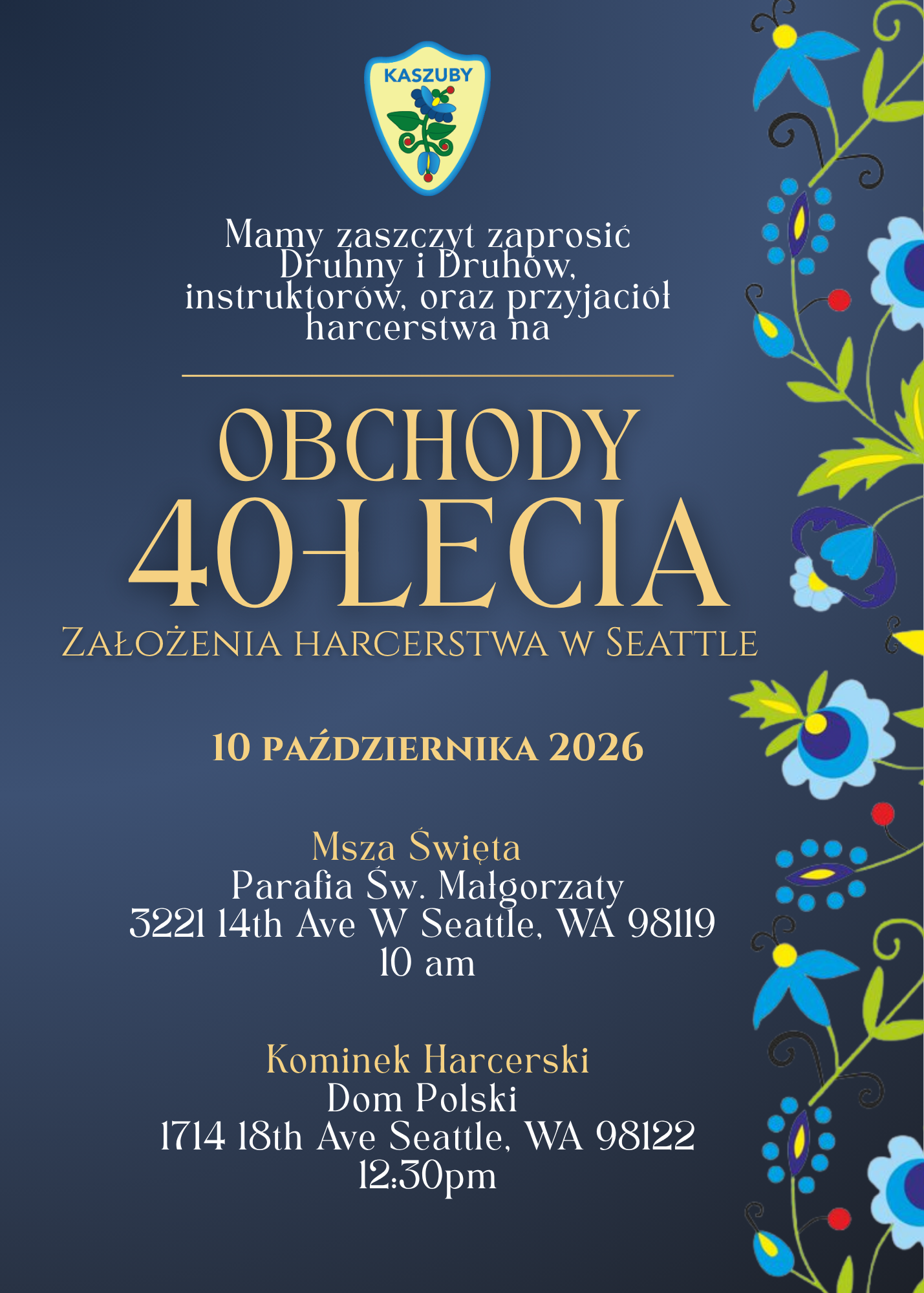 40-Lecie Harcerstwa Polskiego w Seattle